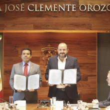 Rectores presentan el convenio firmado
