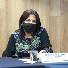 Doctora María Elena Chan Núñez, jefa de la Unidad de Programas Estratégicos