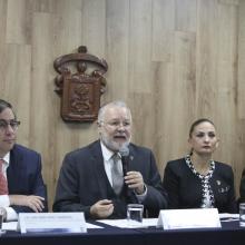 Licenciado José Trinidad Padilla López, Presidente del foro del Segundo Congreso Internacional Derechos Humanos, Justicia y Migración