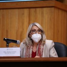 Intervención de la Rectora del SUV, Dra. María Esther Avelar Álvarez