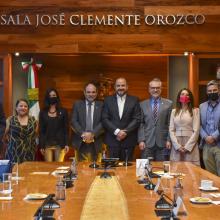 Directivos de ambas universidades 