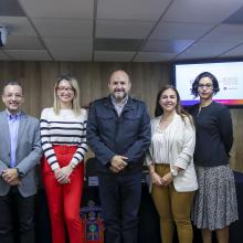 Participantes en la rueda de prensa