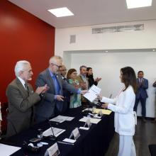 Doctora Leticia Leal Moya, Rectora del Centro Universitario de Tlajomulco (CUTlajomulco)