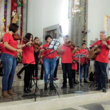 Agrupación durante el concierto