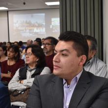 El panel se realizó en el auditorio del Edificio Garibaldi, sede de UDGVirtual, y participaron de manera virtual, estudiantes y profesores de los diferentes centros universitarios de la UdeG