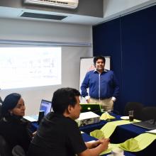 Estudiantes durante el coloquio de la maestría en Docencia para la Educación Media Superior