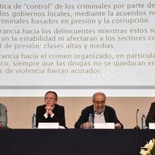 Ponentes en el Panel sobre delito y violencia