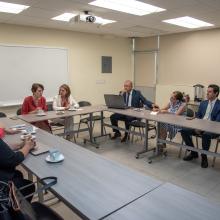 Reunión de trabajo con los directivos de UDGVirtual para la capacitación de trabajadores de apoyo y asistencia de la Secretaría de Educación Pública Federal (SEP)