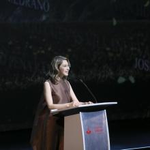 Mara Robles, habló como dirigente estudiantil durante la reforma de la UdeG