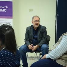 Carlos Alberto Scolari durante capacitación