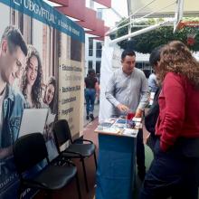 Stand de UDGVirtual en prepa 13