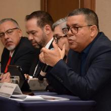 Presentadores de libro en el Encuentro Internacional de Educación a Distancia