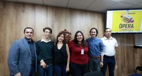 Participantes en la rueda de prensa