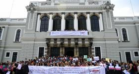 Manifestación por el Día de la Mujer